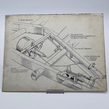 Original 1954 Autocar Artwork – Armstrong Siddeley Sapphire Brake Servo System