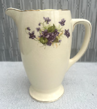 7" Tall Wilkinsons Royal Staffordshire Honeyglaze VIOLETS Water or Lemonade Jug