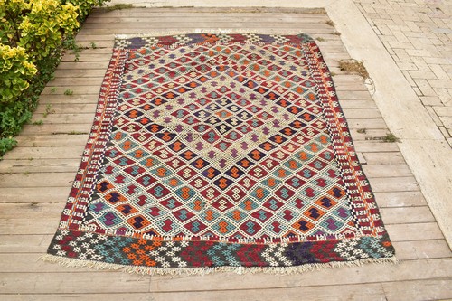 Turkish kilim rug x76 - kilim, 58''x76''