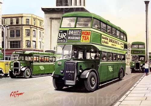 Dublin cie bus 1950 - dublin,