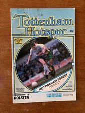 TOTTENHAM HOTSPUR SPURS V NOTTINGHAM FOREST 26 MAR 88 DIV 1 PROGRAMME