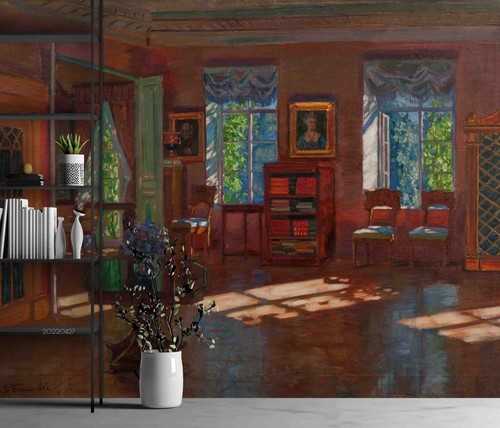 House internal painting - 3d,
