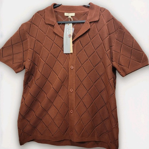New sand stone cardigan polo - new,