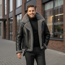 MENS RAF B3 BOMBER AVIATOR