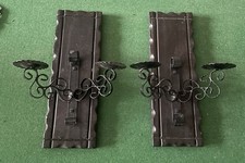 Rustic Shabby Chic Wall Candle