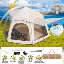 Full Automatic Instant Pop Up 3-6 Man Camping Tent Family Outdoor Hiking Shelter