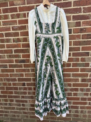 1970s vintage prairie dress - vintage,