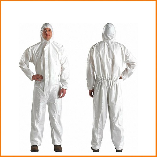 Full body white coverall - body,