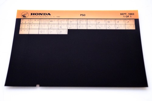 Oem honda p50 1983 - oem,