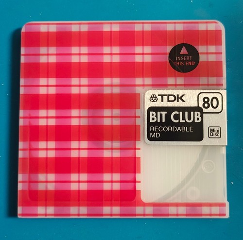 Used tdk bit club minidisc - tdk,