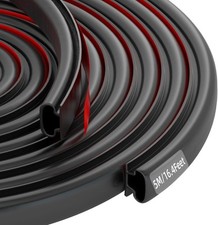 Weather Stripping Door Seal Strip, D-Shape Self Adhesive Rubber Window Seal Stri