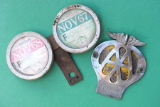 Vintage Tax Disk Holder + AA