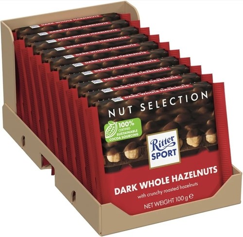 Ritter sport whole hazelnuts - sport,
