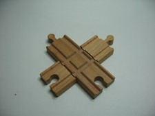 CROSS ROADS POINTS JUNCTION  Wooden Train Track Set ( Brio Thomas ) **NB21