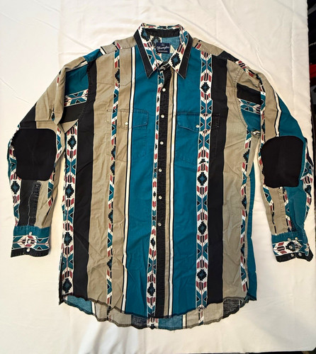 Wrangler men western striped - men's,