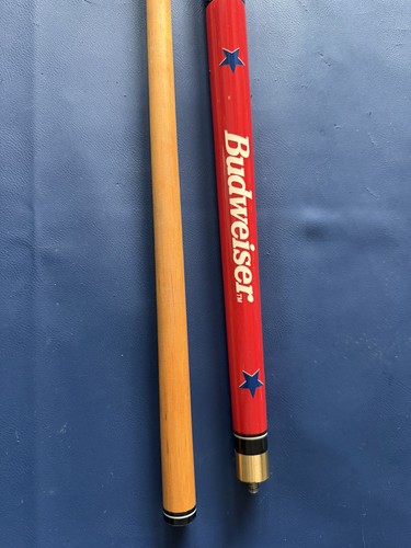 Vintage budweiser pool - pool, cue