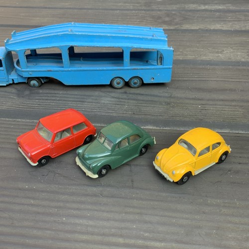 Vintage dinkey car transporter - vintage,