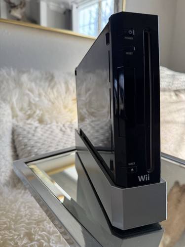 Nintendo wii black console - wii,
