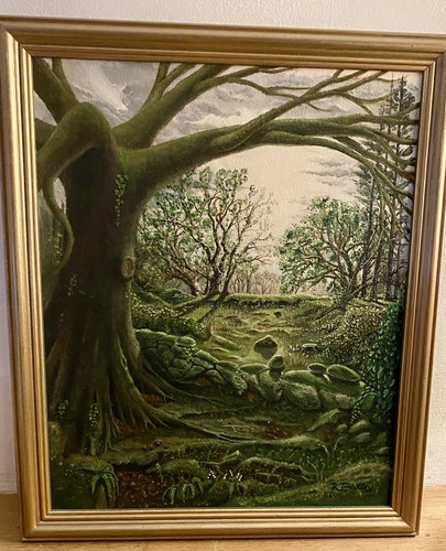 Original signed oil canvas - oil,