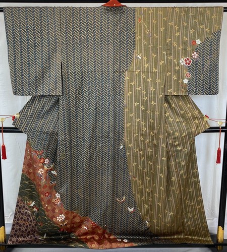 Japanese vintage kimono - vintage,