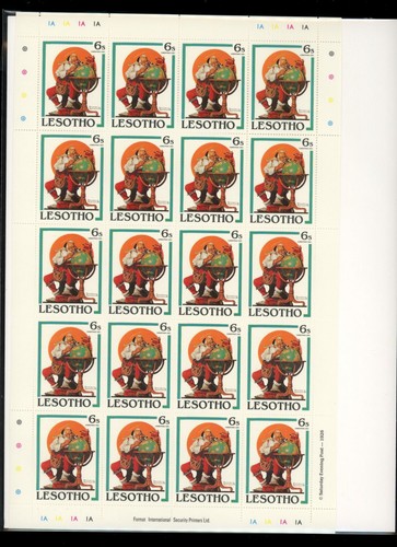 1981 norman rockwell lesotho - 1981,