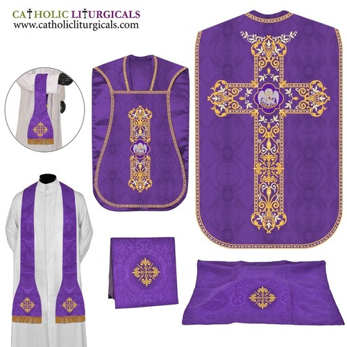 New violet roman chasuble - roman,