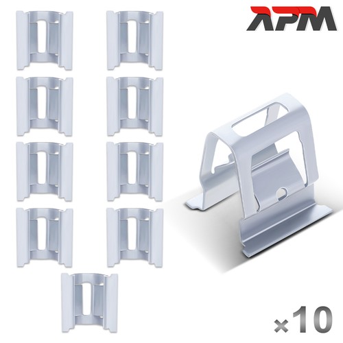 10x fixing clips - trim, for