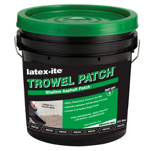 Latexite trowel patch - trowel, tarmac