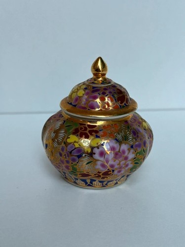 Vintage thai benjarong pottery - benjarong,