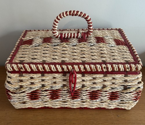 Vintage mid century wicker - vintage,