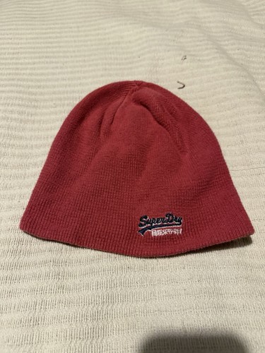 Superdry beanie red - superdry,