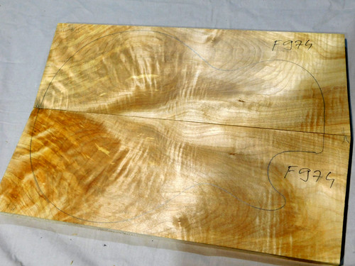 Flame maple carved top - flame, for