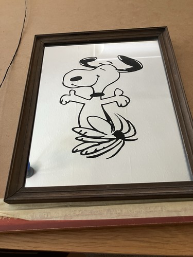 Vintage snoopy mirror - mirror,