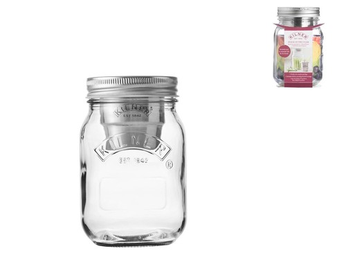 Kilner round jar with - jar,
