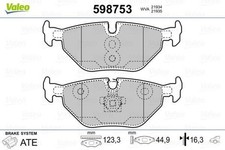 Rear Disc Brake Pad Set VALEO
