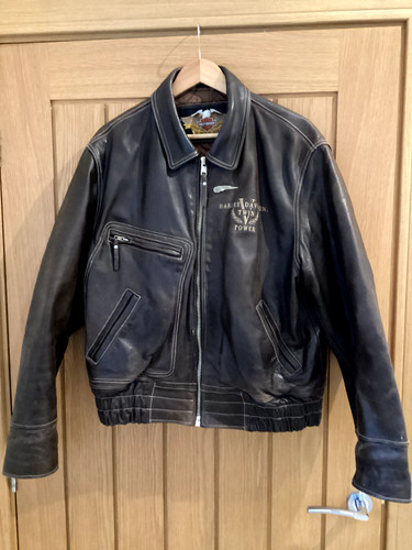 Harley davidson leather jacket - leather,