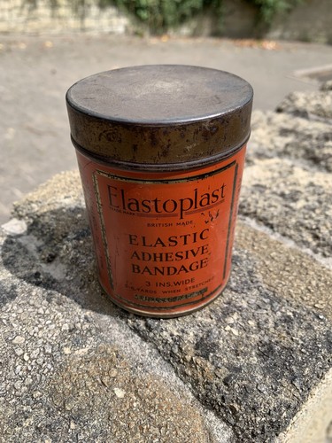 Vintage elastoplast tin - vintage,