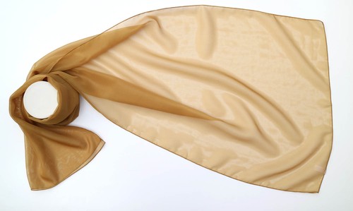 Women plain chiffon - plain, silk