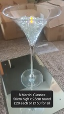 Martini Glass Centrepiece x8  