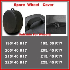 4 x R17 Spare Wheel Cover Tyre Tire Storage Bag Car Van Caravan Motorhome BV53
