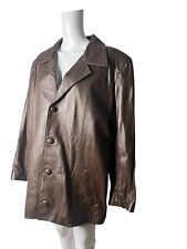 Vintage Leather Jacket Coat