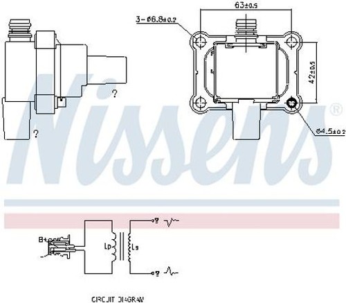 Fits nissens 966043 ignition - nissens,