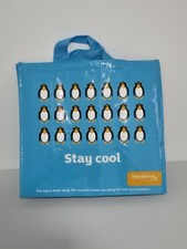 Sainsbury's Blue Thermal Delivery Bag Insulated for Freshness and Temperature