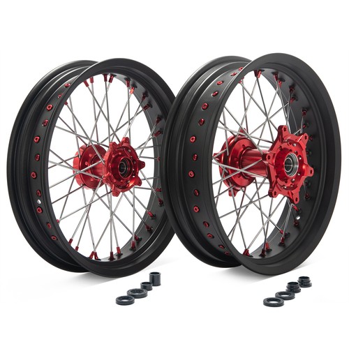 Supermoto wheel set - set, for