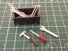 1:18 Diorama Garage Tools Set Inc Tool Box 1/18 Diecast Metal Free Post 