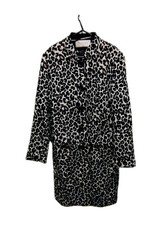 Roman Originals Ladies Longline Leopard Print Coat Pre Loved Excellent Condition