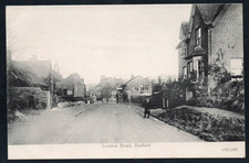 Postcard Hatfield Hertfordshire the London Road early view by Cox