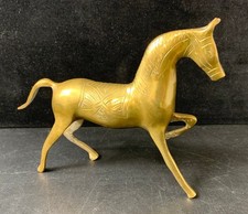Vintage Brass Horse Sculpture