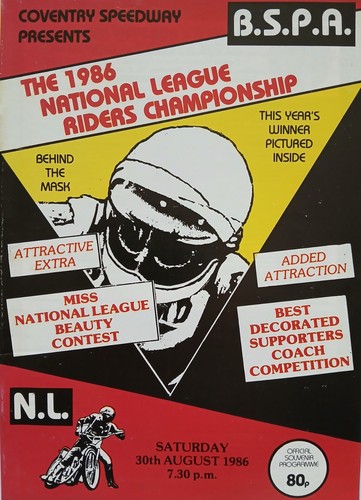 Coventry speedway programme - coventry,