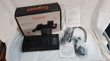 NO STAND! Gigaset DE700 IP PRO VOIP POE Desktop Telephone with Handset, PSU, Box